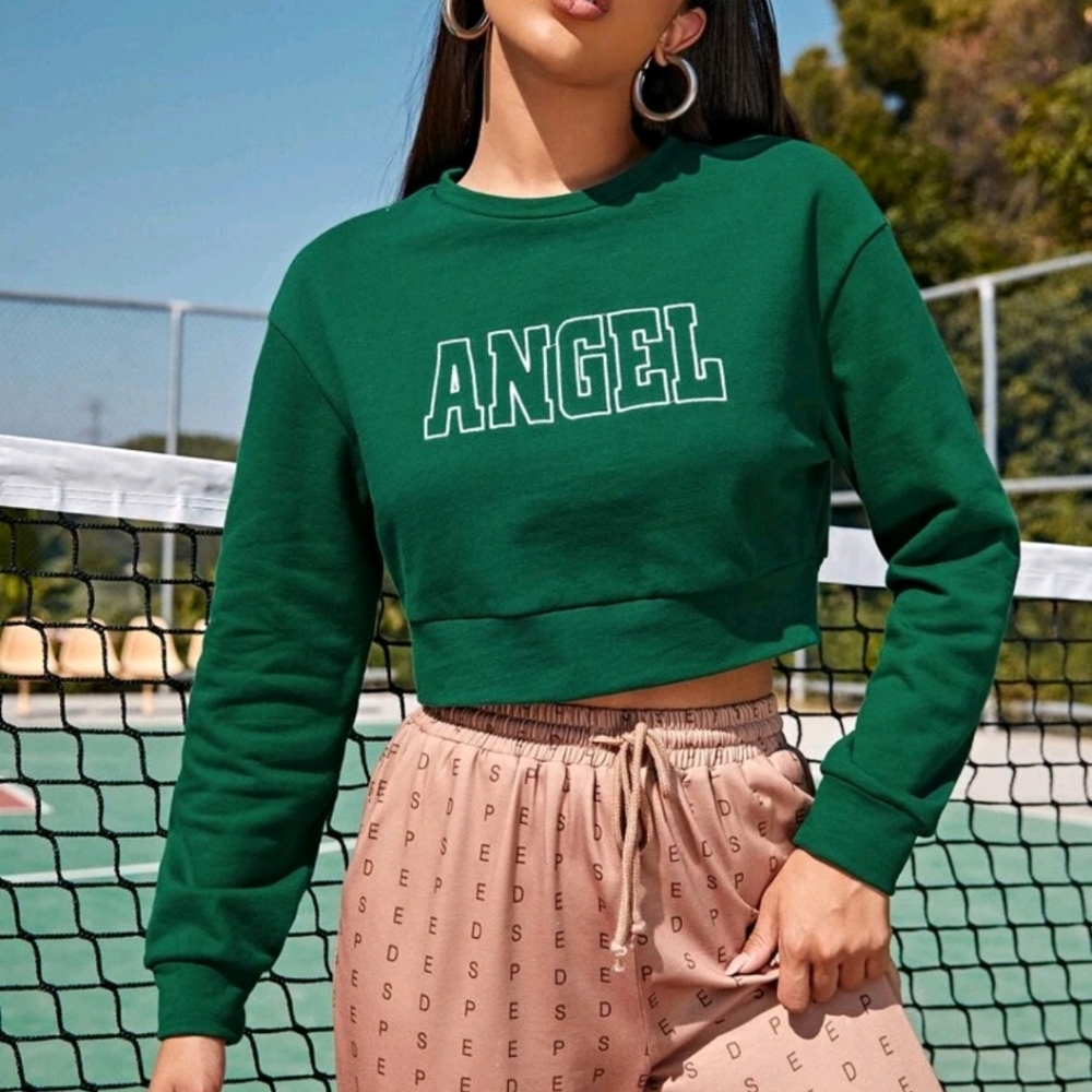 Shein Crop Sweatshirt